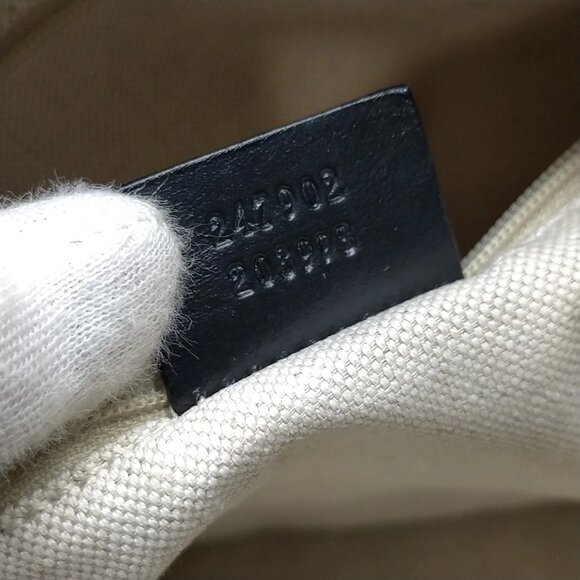 Authentic Gucci Brown Canvas Hand Bag mn660-121325 - Picture 15 of 16